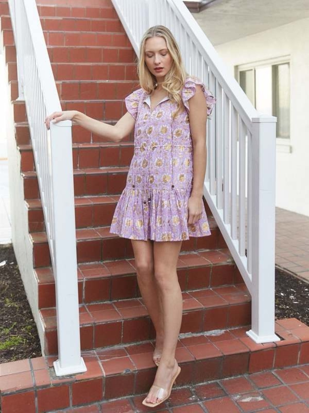 OLIPHANT CINCHED FLIRTY DRESS - HAVELI ROS